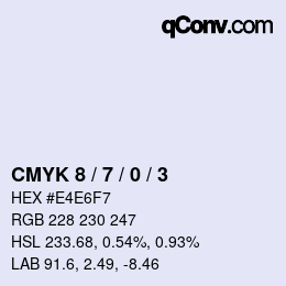 Color code: CMYK 8 / 7 / 0 / 3 | qconv.com