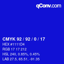 カラーコード: CMYK 92 / 92 / 0 / 17 | qconv.com