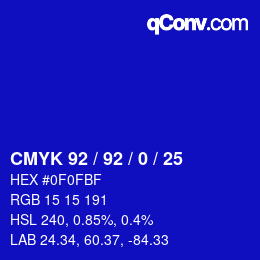 カラーコード: CMYK 92 / 92 / 0 / 25 | qconv.com