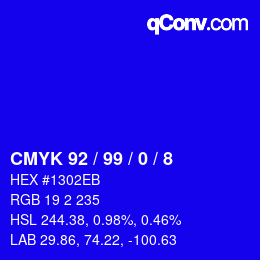 カラーコード: CMYK 92 / 99 / 0 / 8 | qconv.com