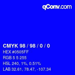 Color code: CMYK 98 / 98 / 0 / 0 | qconv.com