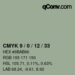 Color code: CMYK 9 / 0 / 12 / 33 | qconv.com