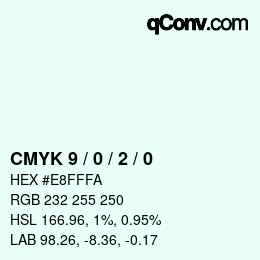 Color code: CMYK 9 / 0 / 2 / 0 | qconv.com