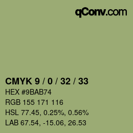 Color code: CMYK 9 / 0 / 32 / 33 | qconv.com