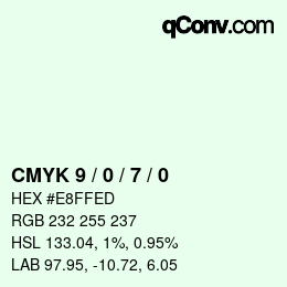 Color code: CMYK 9 / 0 / 7 / 0 | qconv.com