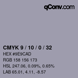 Color code: CMYK 9 / 10 / 0 / 32 | qconv.com