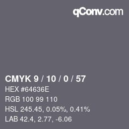 Color code: CMYK 9 / 10 / 0 / 57 | qconv.com