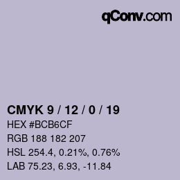 Color code: CMYK 9 / 12 / 0 / 19 | qconv.com