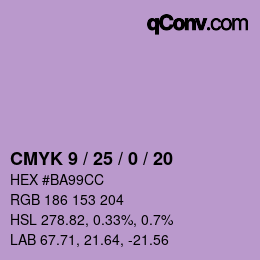 Color code: CMYK 9 / 25 / 0 / 20 | qconv.com