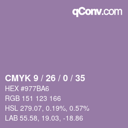 Código de color: CMYK 9 / 26 / 0 / 35 | qconv.com