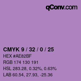 颜色代码: CMYK 9 / 32 / 0 / 25 | qconv.com