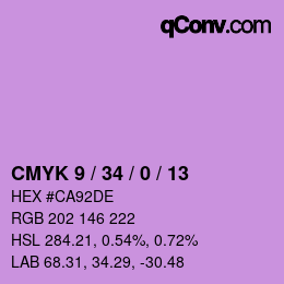 Color code: CMYK 9 / 34 / 0 / 13 | qconv.com
