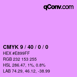 Color code: CMYK 9 / 40 / 0 / 0 | qconv.com