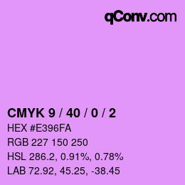 Color code: CMYK 9 / 40 / 0 / 2 | qconv.com