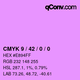 Color code: CMYK 9 / 42 / 0 / 0 | qconv.com