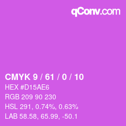 Color code: CMYK 9 / 61 / 0 / 10 | qconv.com