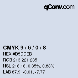 Color code: CMYK 9 / 6 / 0 / 8 | qconv.com