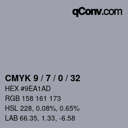 Color code: CMYK 9 / 7 / 0 / 32 | qconv.com