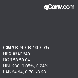 Color code: CMYK 9 / 8 / 0 / 75 | qconv.com