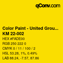 Farbcode: Color Paint - United Group - KM 22-002 | qconv.com