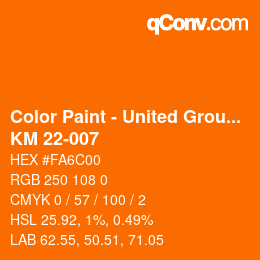 Farbcode: Color Paint - United Group - KM 22-007 | qconv.com
