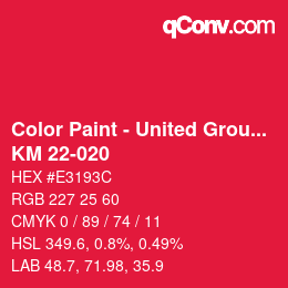 Color code: Color Paint - United Group - KM 22-020 | qconv.com