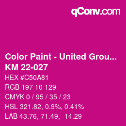 Farbcode: Color Paint - United Group - KM 22-027 | qconv.com
