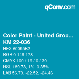 Farbcode: Color Paint - United Group - KM 22-036 | qconv.com