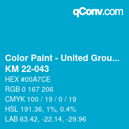 Farbcode: Color Paint - United Group - KM 22-043 | qconv.com