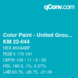 Farbcode: Color Paint - United Group - KM 22-044 | qconv.com