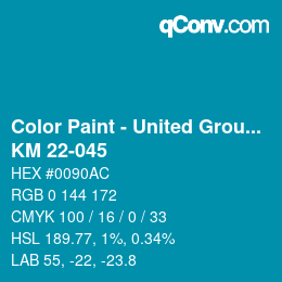 Color code: Color Paint - United Group - KM 22-045 | qconv.com