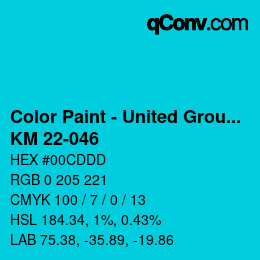 Farbcode: Color Paint - United Group - KM 22-046 | qconv.com