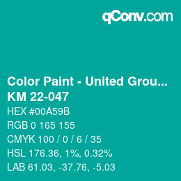 Farbcode: Color Paint - United Group - KM 22-047 | qconv.com
