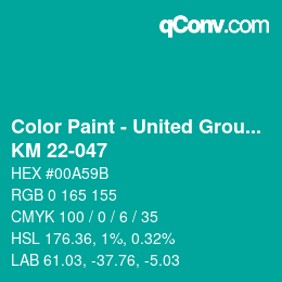 Farbcode: Color Paint - United Group - KM 22-047 | qconv.com