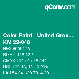 Farbcode: Color Paint - United Group - KM 22-048 | qconv.com