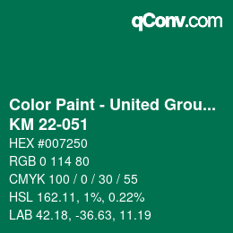 Farbcode: Color Paint - United Group - KM 22-051 | qconv.com