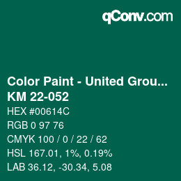 Farbcode: Color Paint - United Group - KM 22-052 | qconv.com