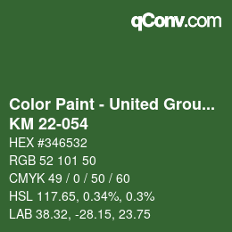 Farbcode: Color Paint - United Group - KM 22-054 | qconv.com