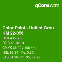 Farbcode: Color Paint - United Group - KM 22-056 | qconv.com