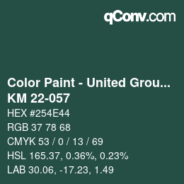 Farbcode: Color Paint - United Group - KM 22-057 | qconv.com