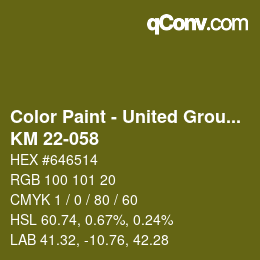 Farbcode: Color Paint - United Group - KM 22-058 | qconv.com