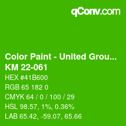 Farbcode: Color Paint - United Group - KM 22-061 | qconv.com