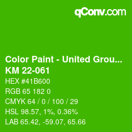 Color code: Color Paint - United Group - KM 22-061 | qconv.com