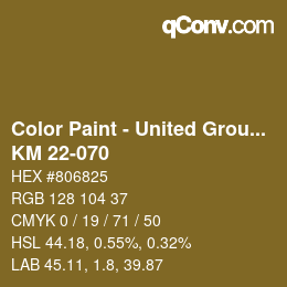 Farbcode: Color Paint - United Group - KM 22-070 | qconv.com