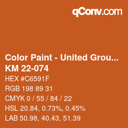 Farbcode: Color Paint - United Group - KM 22-074 | qconv.com