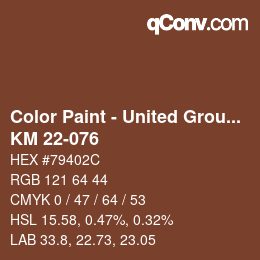 Farbcode: Color Paint - United Group - KM 22-076 | qconv.com