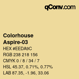 カラーコード: Colorhouse - Aspire-03 | qconv.com