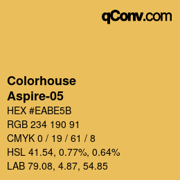颜色代码: Colorhouse - Aspire-05 | qconv.com