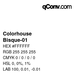 Código de color: Colorhouse - Bisque-01 | qconv.com