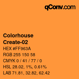 颜色代码: Colorhouse - Create-02 | qconv.com